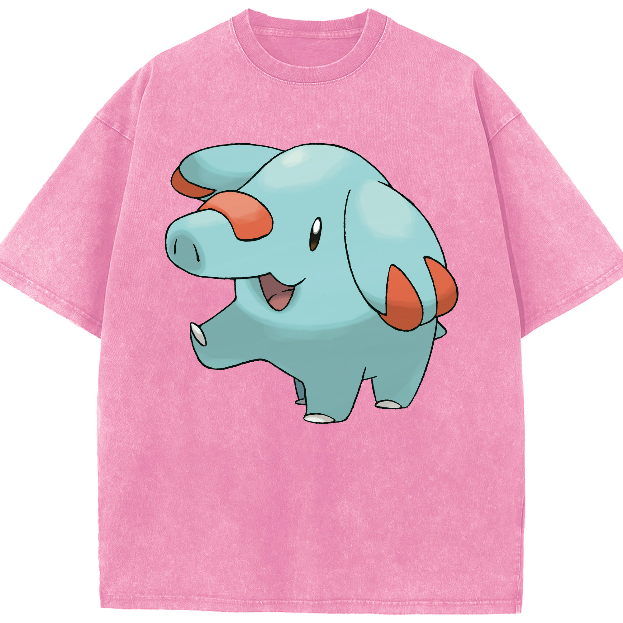 （画像用） ポケットモンスター Pokémon 綿100% ヴィンテージ風 半袖Tシャツ（フロントプリント）